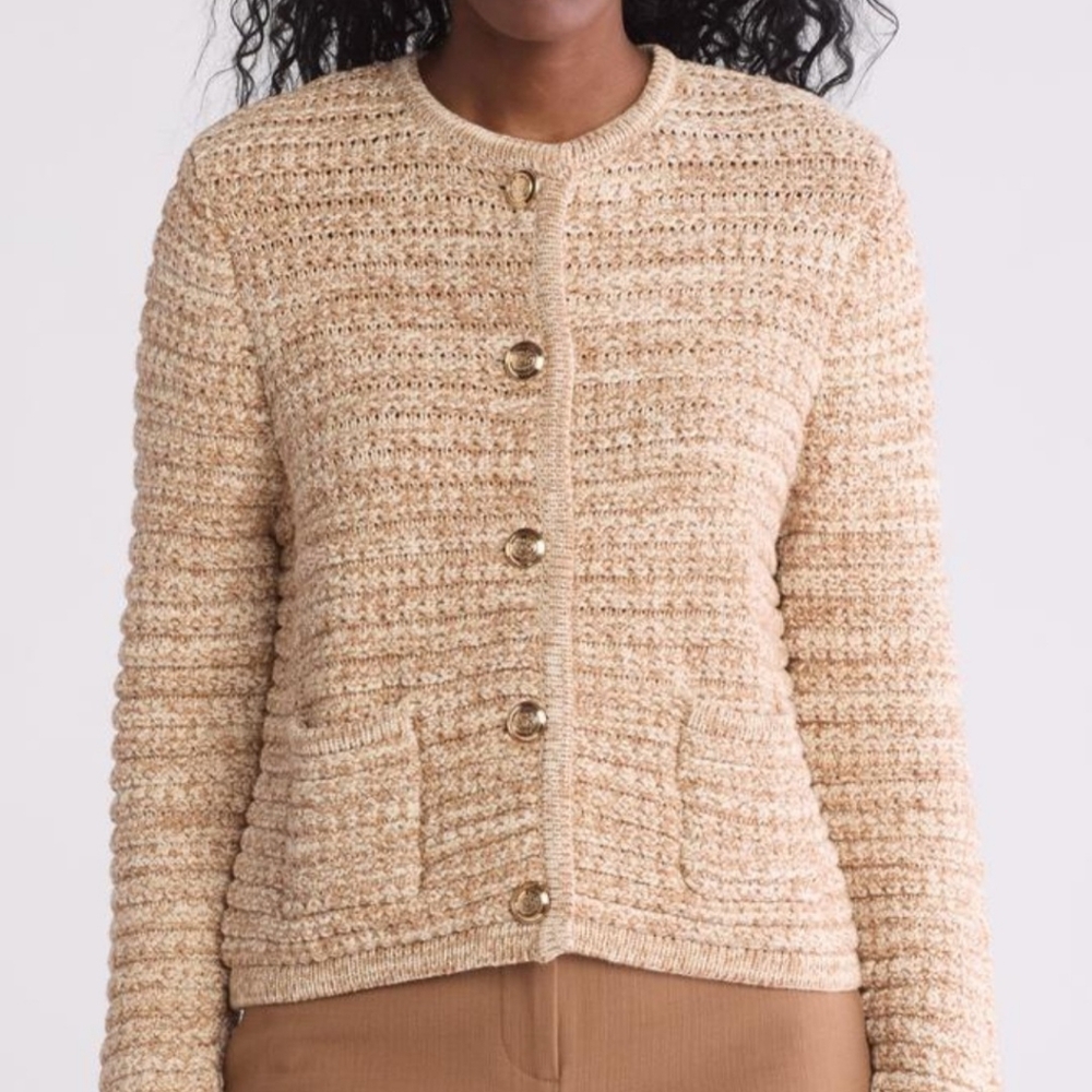 Amanda & ChelseaMarled Pointelle Cardigan